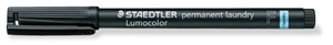 Staedtler Marker Lumocolor Perm Textil 0.6mm black blister